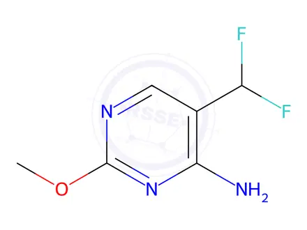 Chemical structure of 5-(Difluoromethyl)-2-methoxypyrimidin-4-amine