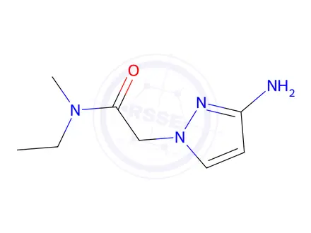 Chemical structure of 2-(3-Amino-1h-pyrazol-1-yl)-N-ethyl-N-methylacetamide