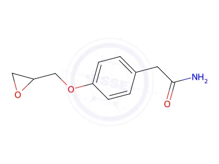 Chemical structure of Atenolol Impurity C