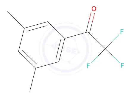 Chemical structure of Ethanone, 1-(3,5-dimethylphenyl)-2,2,2-trifluoro-(9CI)