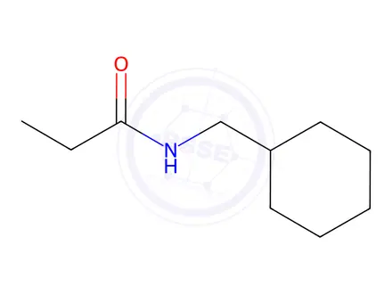 Chemical structure of N-(cyclohexylmethyl)propionamide