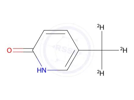 Chemical structure of 5-(Methyl-d3)-2(1H)-pyridinone