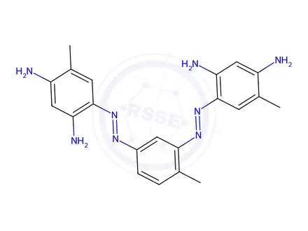 Chemical structure of Bismarck Brown R
