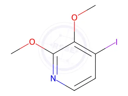Chemical structure of 4-Iodo-2,3-dimethoxypyridine