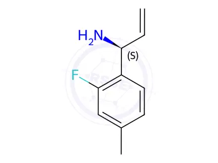 Chemical structure of (1S)-1-(2-FLUORO-4-METHYLPHENYL)PROP-2-ENYLAMINE