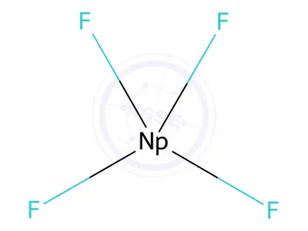 Chemical structure of Neptunium fluoride (NpF4), (T-4)-(9CI)