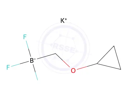 Chemical structure of Potassium ((cyclopropylmethoxy)methyl)trifluoroborate