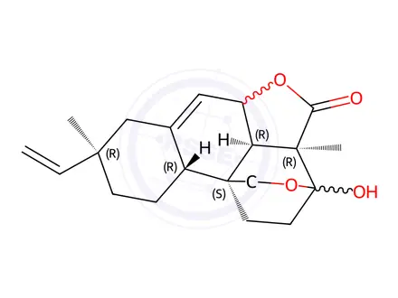 Chemical structure of Momilactone B