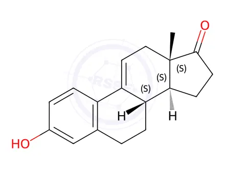 Chemical structure of 3-Hydroxy-estra-1,3,5(10),9(11)-tetraen-17-one