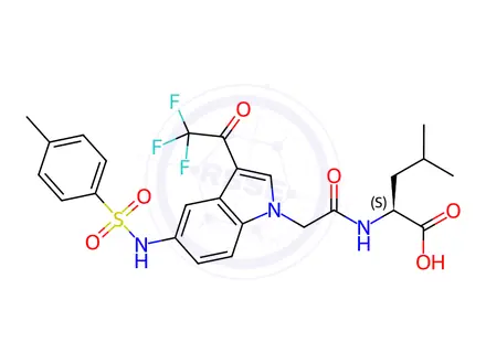 Chemical structure of NTRC 824
