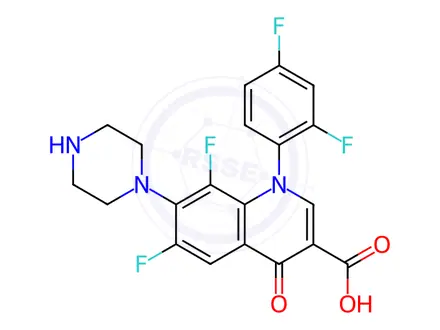 Chemical structure of Temafloxacin Impurity 51