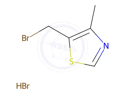 Chemical structure of 5-(Bromomethyl)-4-methylthiazole hydrobromide