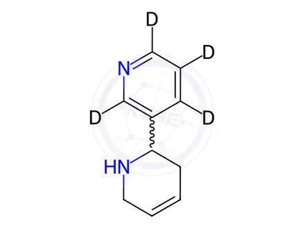 Chemical structure of (R,S)-Anatabine-2,4,5,6-[D4]