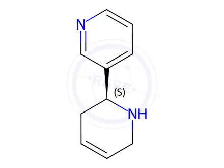 Chemical structure of (S)-(-)-Anatabine