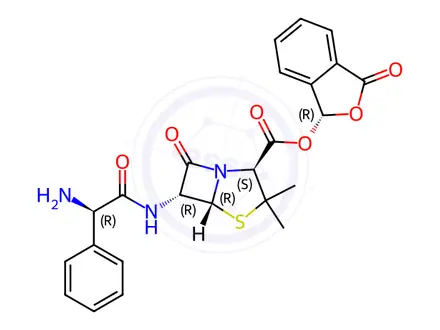 Chemical structure of Talampicillin Hydrochloride Impurity 1