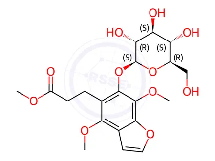 Chemical structure of Methylpicraquassioside B