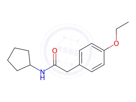 Chemical structure of n-Cyclopentyl-2-(4-ethoxyphenyl)acetamide