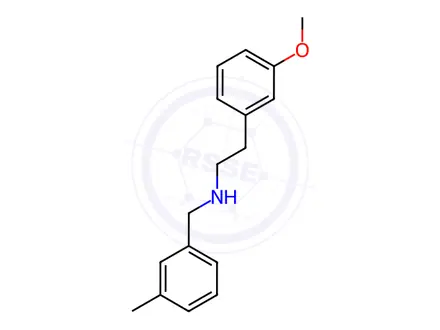 Chemical structure of 2-(3-Methoxyphenyl)-N-(3-methylbenzyl)ethanamine