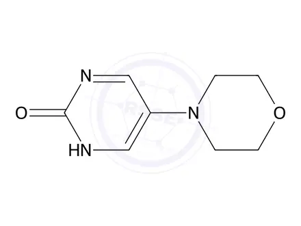 Chemical structure of 2(1H)?-?Pyrimidinone, 5-?(4-?morpholinyl)?-