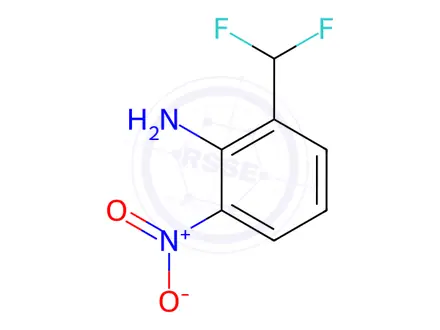 Chemical structure of 2-(Difluoromethyl)-6-nitroaniline