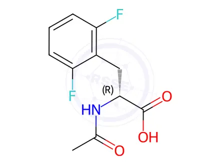 Chemical structure of N-Acetyl-​2,​6-​difluoro-D-phenylalanine