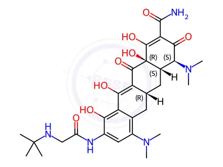 Chemical structure of 2-(4-Chlorophenoxy)-2-Methylpropionic Acid
