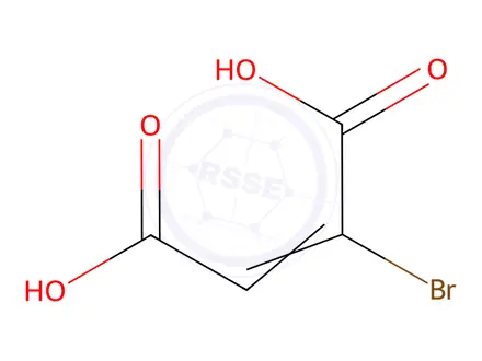 Chemical structure of 2-Bromobut-2-enedioic acid