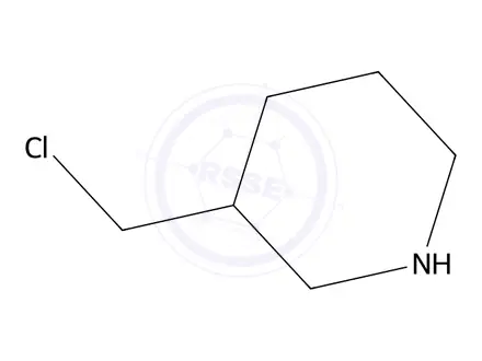 Chemical structure of 3-(Chloromethyl)piperidine