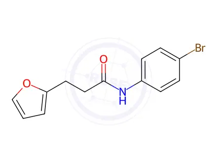 Chemical structure of n-(4-Bromophenyl)-3-(furan-2-yl)propanamide