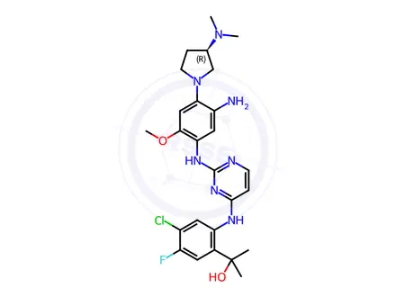 Chemical structure of Sunvozertinib Impurity 2