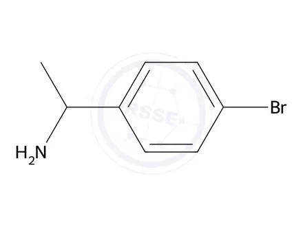 Chemical structure of 1-(4-Bromophenyl)ethylamine