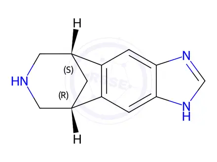 Chemical structure of 1,5,6,7,8,9-Hexahydro-5,9-methanoimidazo[4',5':4,5]benzo[1,2-d]azepine