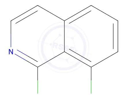 Chemical structure of 1,8-Dichloroisoquinoline
