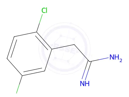 Chemical structure of 2-(2,5-Dichlorophenyl)acetimidamide