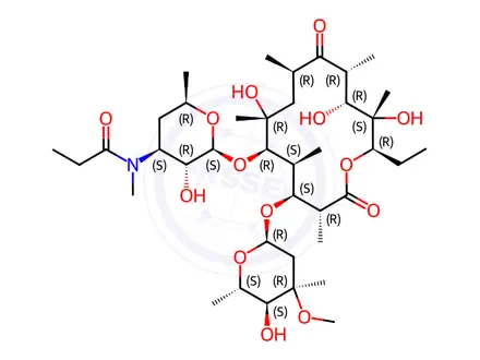 Chemical structure of Erythromycin Estolate EP Impurity G