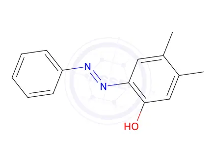 Chemical structure of 4,5-Dimethyl-2-(phenyldiazenyl)phenol