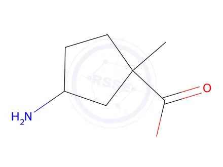 Chemical structure of 3-Amino-1-methylcyclopentanecarboxylic acid