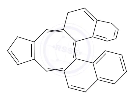 Chemical structure of (4Z,10bZ,16aZ)-14,16-dihydro-1H-cyclopenta[6,7]cycloocta[2,1-a:3,4-a']dinaphthalene