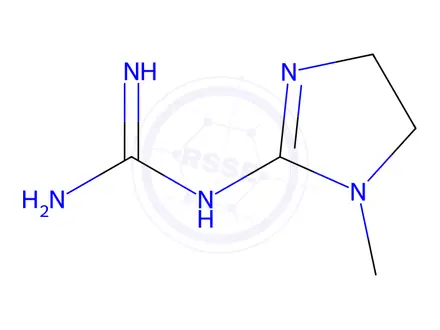 Chemical structure of 1-(1-Methyl-4,5-dihydro-1H-imidazol-2-yl)guanidine