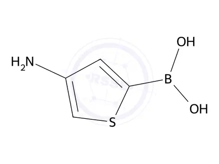 Chemical structure of (4-Aminothiophen-2-yl)boronic acid hydrochloride