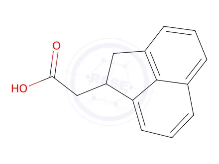 Chemical structure of 2-(1,2-Dihydroacenaphthylen-1-yl)acetic acid