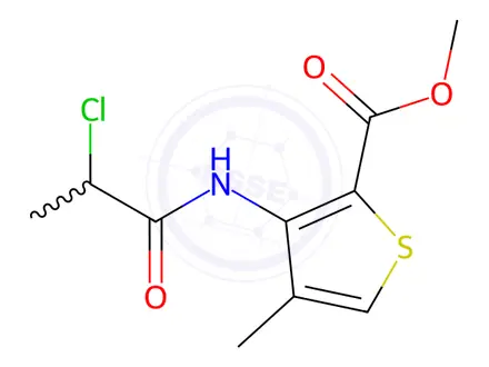 Chemical structure of Articaine Impurity 1