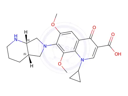 Chemical structure of Moxifloxacin Hydrochloride EP Impurity B