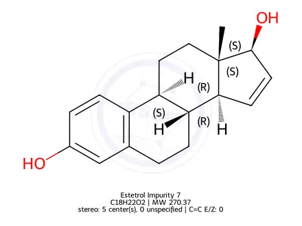 Chemical structure of Estetrol Impurity 288