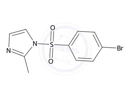 Chemical structure of 1-(4-Bromophenylsulfonyl)-2-methyl-1H-imidazole