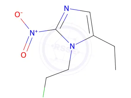 Chemical structure of 1-(2-Chloroethyl)-5-ethyl-2-nitro-1H-imidazole