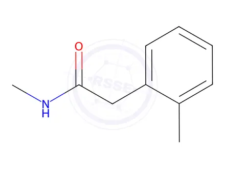 Chemical structure of N-methyl-2-(o-tolyl)acetamide