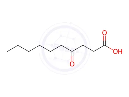 Chemical structure of 4-Oxodecanoic Acid