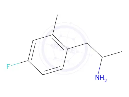 Chemical structure of 1-(4-fluoro-2-methylphenyl)propan-2-amine