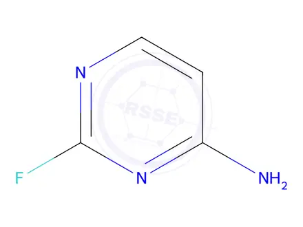 Chemical structure of 4-Amino-2-fluoropyrimidine